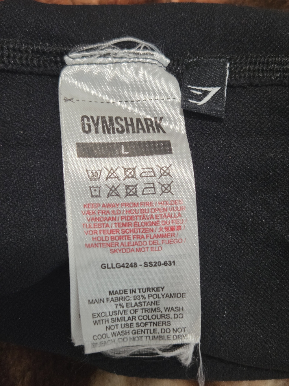 Gymshark Flex High-Waisted Seamless Leggings Black Large L - Picture 9 of 9